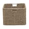 Household Essentials Seagrass Square Wicker Basket
